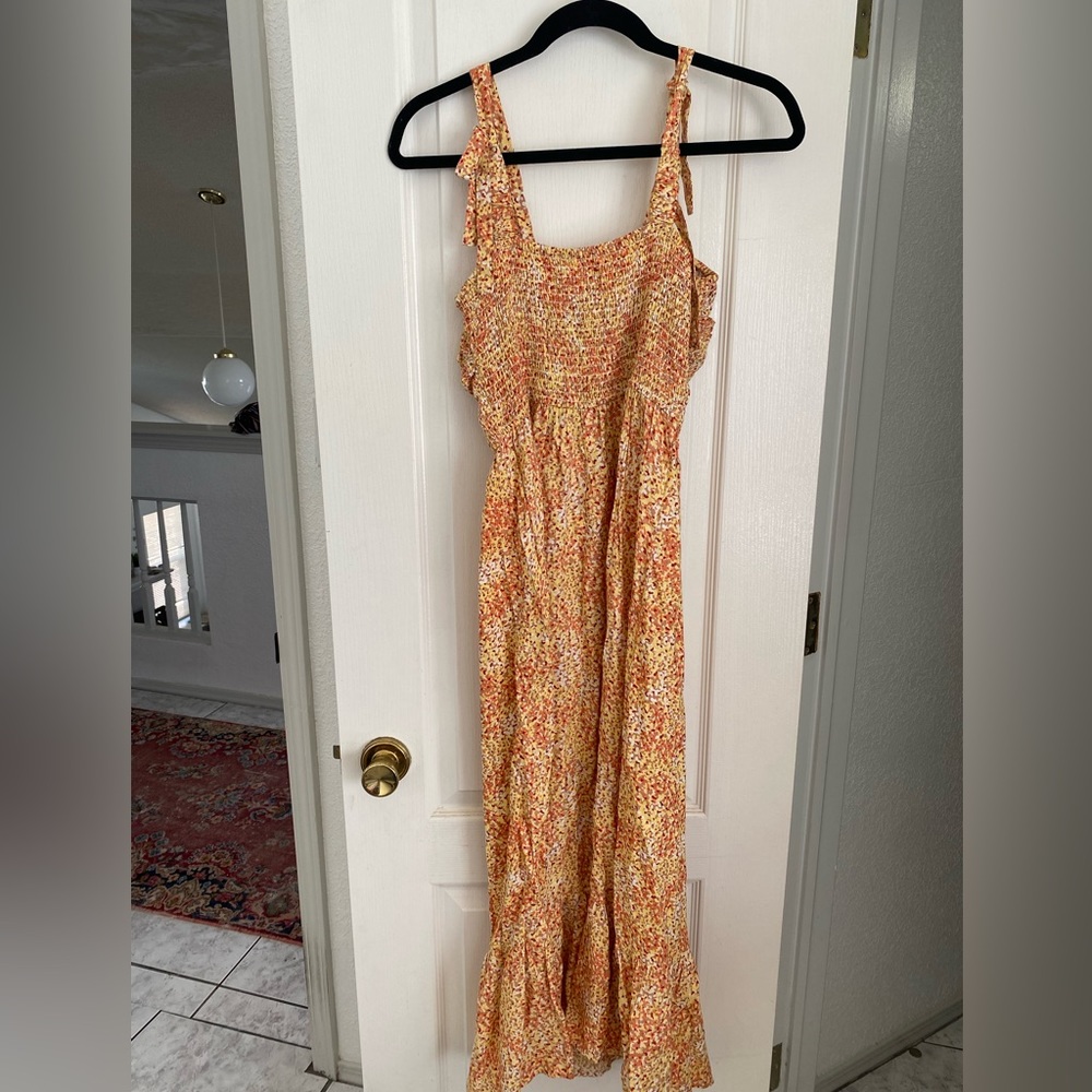 ✨Jessica Simpson yellow spring dress✨size Small - Picture 4 of 4